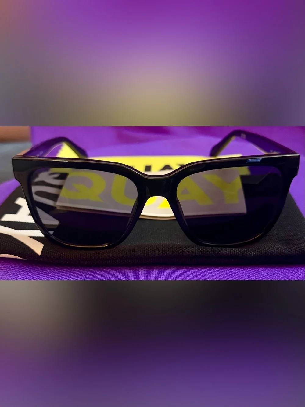 🕶️ Quay Australia Black Sunglasses